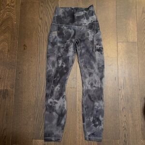 Lululemon Athletica Black Patterned Leggings